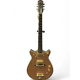 Vintage 1962 Gretsch Guitars G6129DC Champagne Sparkle Jet Double Cut Champagne Sparkle Hollow Body Electric Guitar