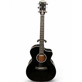 Used Taylor 214CE Deluxe BLACK Acoustic Electric Guitar