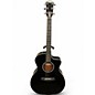 Used Taylor 214CE Deluxe BLACK Acoustic Electric Guitar thumbnail