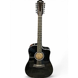 Used Taylor 250CE 12STRING Black 12 String Acoustic Guitar