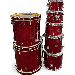Used ddrum 7 Piece Dios Series Candy Apple Red Drum Kit