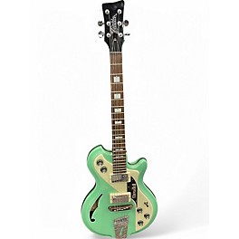 Used Italia MONDIAL CLASSIC Mint Green Hollow Body Electric Guitar