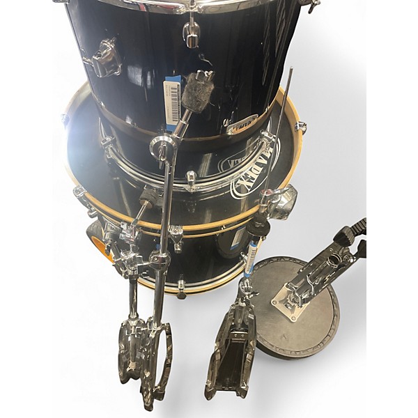 Used Mapex 5 Piece Venus 5 Piece Black Drum Kit