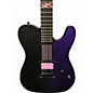 Used Schecter Guitar Research MACHINE GUN KELLY PT BLACK WITH PINK Solid Body Electric Guitar