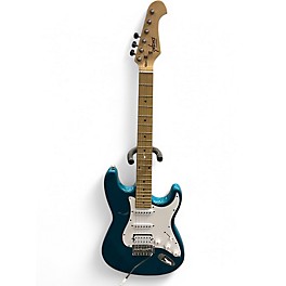 Used Indio Classic S Turquoise Solid Body Electric Guitar