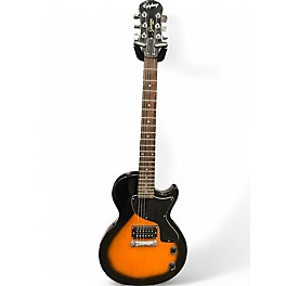 Used Epiphone Les Paul Junior 2 Tone Sunburst Solid Body Electric Guitar