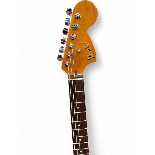 Used Fender Tom Delonge Signature Stratocaster Shoreline Gold Solid Body Electric Guitar