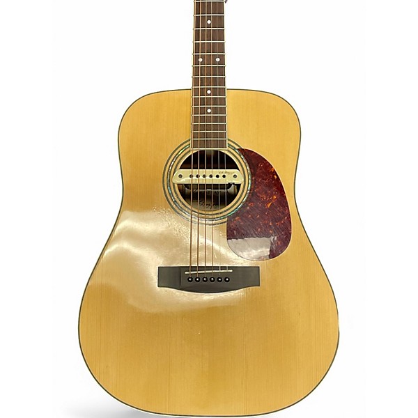 Used Zager ZAD-50 EZ PLAY Natural Acoustic Electric Guitar Natural Acoustic Electric Guitar