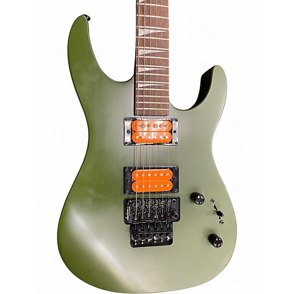 Used Jackson fsr x matte green Solid Body Electric Guitar