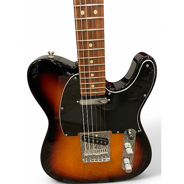 Used Fender Player Telecaster 3 Tone Sunburst Solid Body Electric Guitar