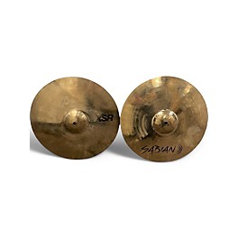 Used SABIAN 14in XSR HATS PAIR Cymbal