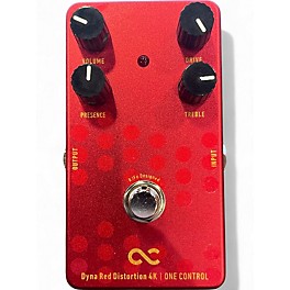 Used One Control DYNA RED DISTORTION Effect Pedal