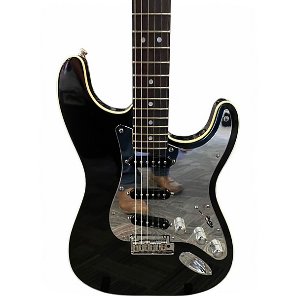 Used Fender AMERICAN DESIGNER STRATOCASTER Black Solid Body Electric Guitar