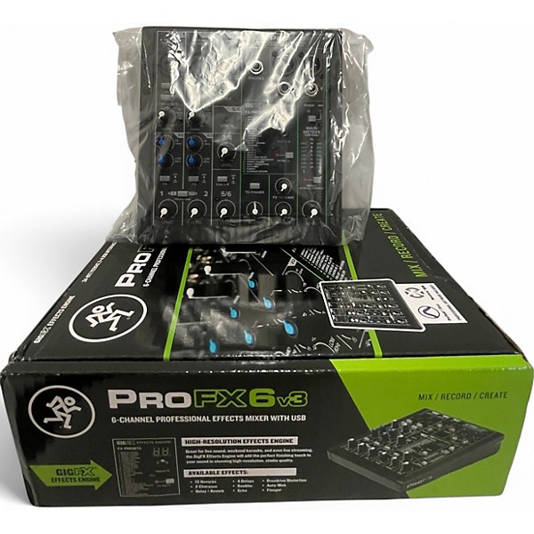 Used Mackie PROFX6 V3 Unpowered Mixer