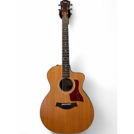 Used Taylor 114CE Natural Acoustic Electric Guitar