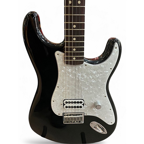 Used Fender Tom Delonge Signature Stratocaster Black Solid Body Electric Guitar