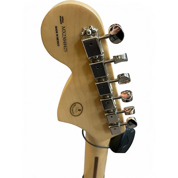 Used Fender Tom Delonge Signature Stratocaster Black Solid Body Electric Guitar