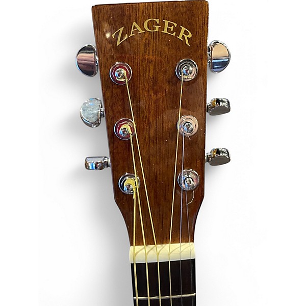 Used Zager Parlor/N Natural Acoustic Guitar