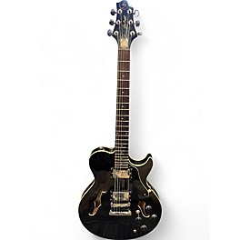 Used Greg Bennett Design by Samick Royale RL-1/BK Black Hollow Body Electric Guitar