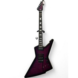 Used Schecter Guitar Research E-1 F RS Purple Solid Body Electric Guitar