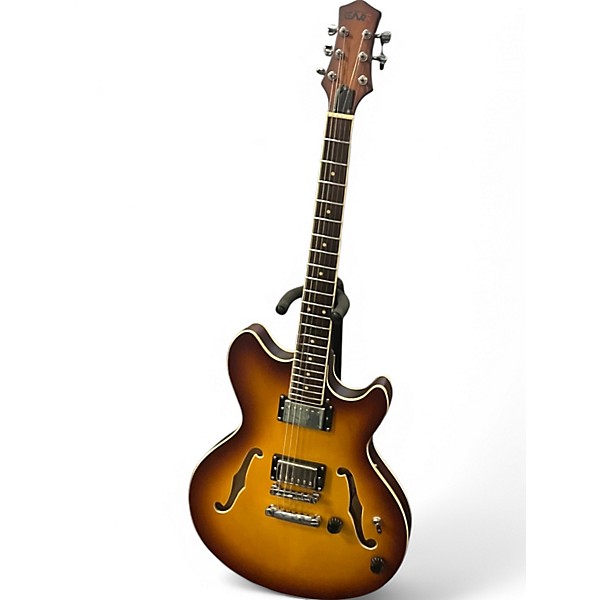 Used Eart HOLLOW BODY 2 COLOR BURST Hollow Body Electric Guitar