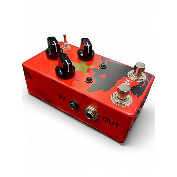 Used Jam Pedals RED MUCK V2 HAND PAINTED Effect Pedal