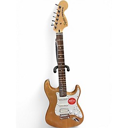 Used Squier AFFINTY STRATOCASTER HSS Natural Solid Body Electric Guitar