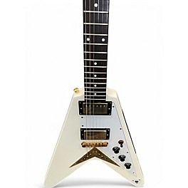 Used Epiphone flying v limited edition white Solid Body Electric Guitar
