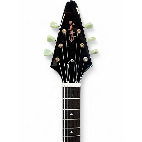Used Epiphone flying v limited edition white Solid Body Electric Guitar