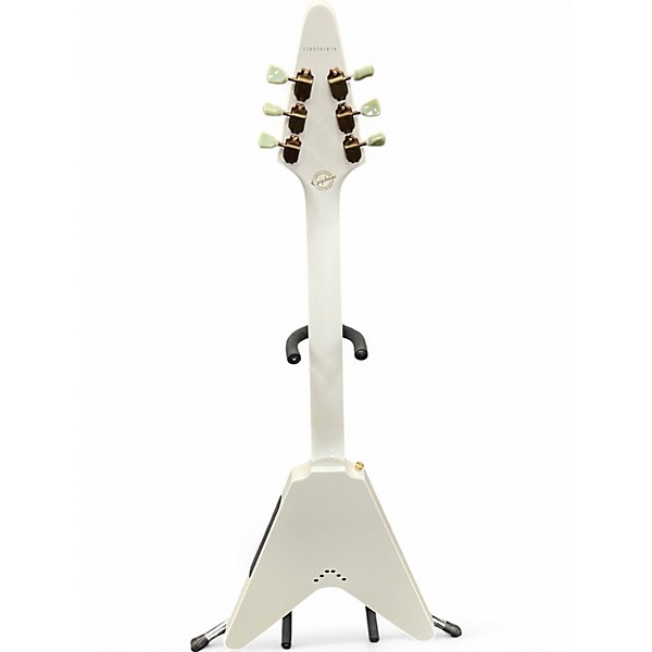 Used Epiphone flying v limited edition white Solid Body Electric Guitar