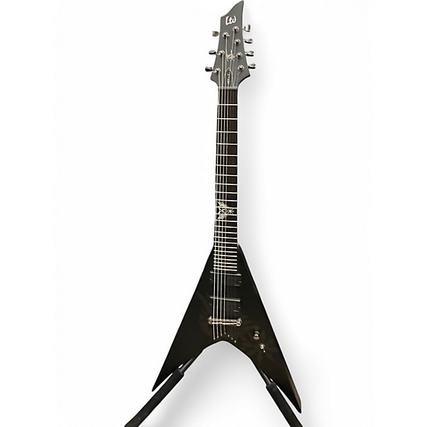 Used ESP HEX 7 Black Solid Body Electric Guitar