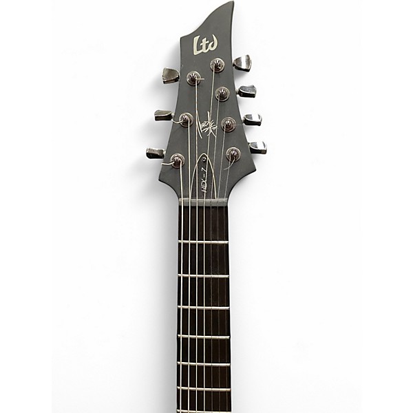Used ESP HEX 7 Black Solid Body Electric Guitar