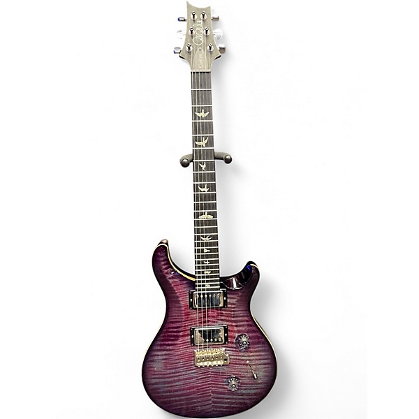 Used 2017 PRS Custom 24 10 Top VIBRANT VIOLET Solid Body Electric Guitar