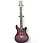 Used 2017 PRS Custom 24 10 Top VIBRANT VIOLET Solid Body Electric Guitar thumbnail