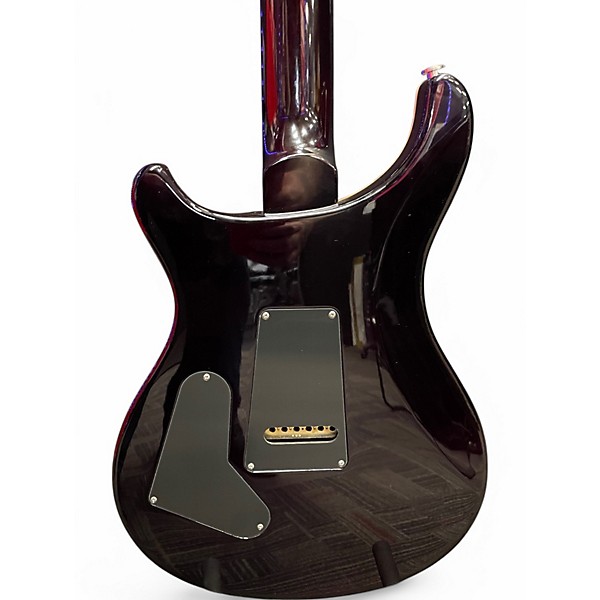 Used 2017 PRS Custom 24 10 Top VIBRANT VIOLET Solid Body Electric Guitar