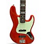 Used Fender American Standard Jazz Bass Transparent Orange Electric Bass Guitar thumbnail