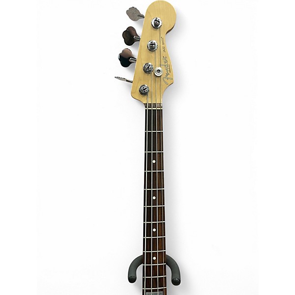 Used Fender American Standard Jazz Bass Transparent Orange Electric Bass Guitar