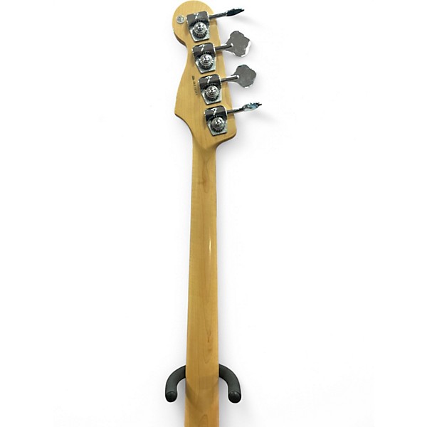 Used Fender American Standard Jazz Bass Transparent Orange Electric Bass Guitar