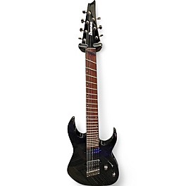 Used Ibanez Rgms7 Black Solid Body Electric Guitar