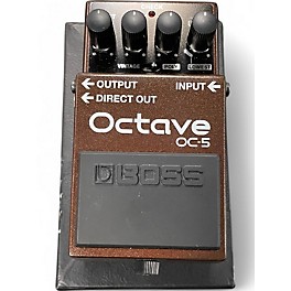 Used BOSS OC5 Octave Effect Pedal