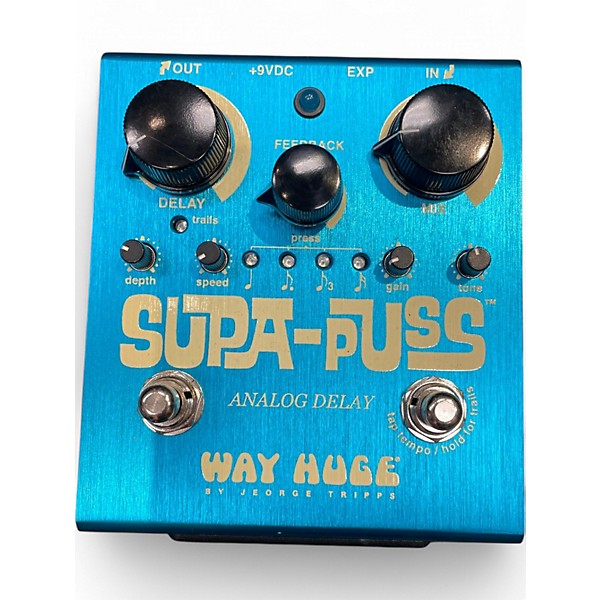 Used Way Huge Electronics WHE707 Supa Puss Delay Effect Pedal