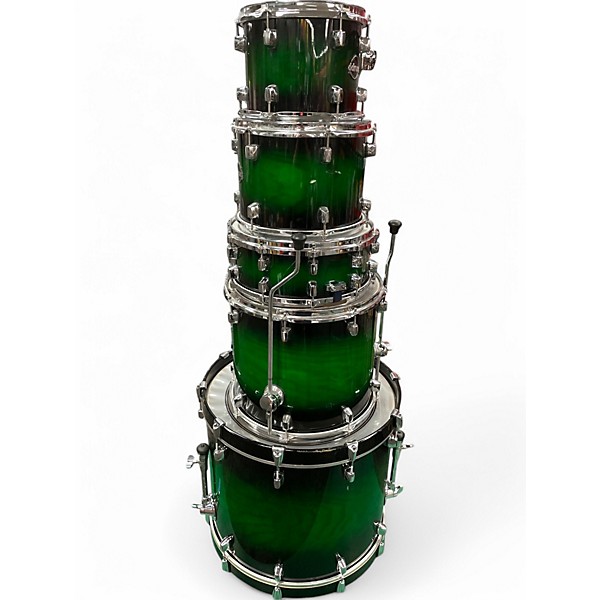 Used 2021 ddrum 5 Piece Dominion Series Birch Ash Veneer Green Burst Drum Kit,New Products : American Fashion Style Bags On Sale