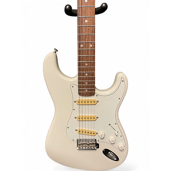 Used Squier Wayne's World Antique White Solid Body Electric Guitar