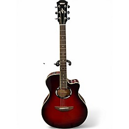Used Yamaha APX500II Dark Cherry Burst Acoustic Electric Guitar