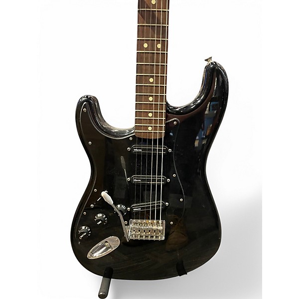 Used Fender Standard Stratocaster Black Solid Body Electric Guitar