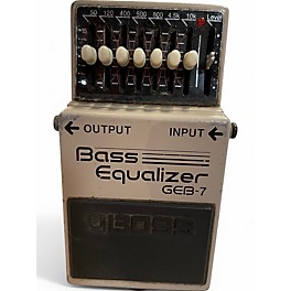 Used BOSS GEB7 7 Band Bass Equalizer Bass Effect Pedal