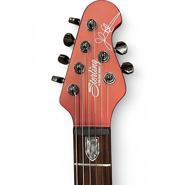 Used Sterling by Music Man john petrucci majesty maj100 iced crimson red Solid Body Electric Guitar