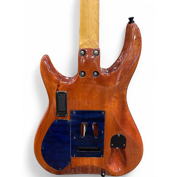 Used 1999 Brian Moore Guitars MC1 Trans Blue Solid Body Electric Guitar