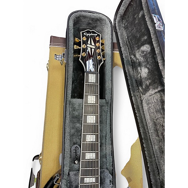 Used Epiphone LES PAUL MKH ORIGINS CUSTOM Black Electric Guitar
