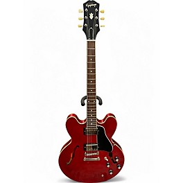 Used 2022 Epiphone ES335 Cherry Hollow Body Electric Guitar